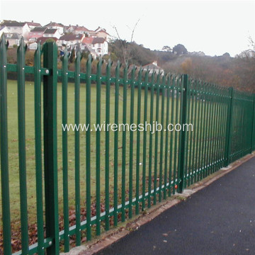 2.2m High Powder Coated Steel Palisade Fencing